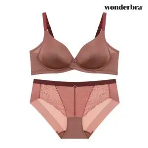 [Wonderbra]  COMFY 브라팬티 2종세트  드라이로즈 WBW2P22_T