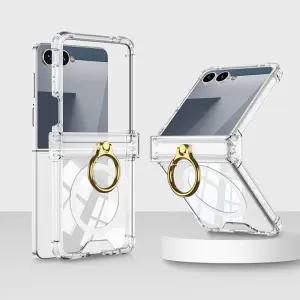 갤럭시Z플립7 DC 2배자력 맥세이프 슈퍼핏 링 힌지보호 범퍼 케이스 갤럭시Z플립6 5 4 3