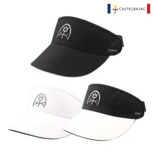 까스텔바작 여성 UV 와이드챙 밴딩 리본 썬바이저