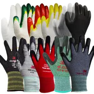 3M 프로 슈퍼 컴포트그립 코팅 면 이중코팅 황코팅 작업장갑