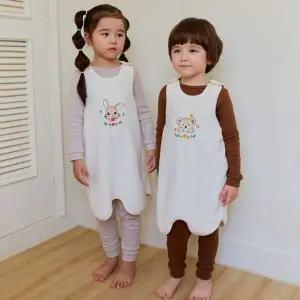 [보리보리/아이숲]토끼곰 벨로아 수면조끼