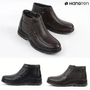 행텐 HT-5009 가죽 남성화 앵클부츠 털안감 방한화 컴포트화