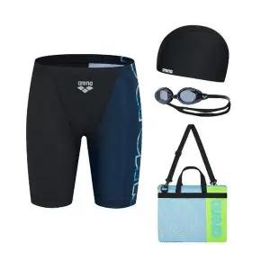 [아레나](의정부점)  빅로고 남아동 4부 키트  A4BB1KB03 ( BLK,ROY)