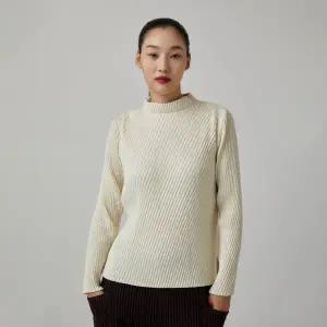 [플리츠미](대구신세계)니트 와플 폴라 티셔츠_PPTSW024008