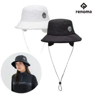 레노마골프 여성 겨울 방한 퍼안감 패딩 귀달이 벙거지 N/8814