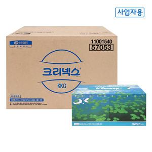 57053 크리넥스 각티슈 곽휴지 천연펄프 화장지 215X215(mm) 200매입 9카톤 1박스
