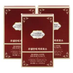 그레인온 르셀란테 파로효소 프리미엄 곡물 발효효소 3g x 30포 x 3박스