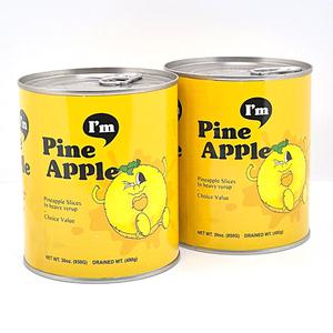 초이스 파인애플 슬라이스 원터치 샐러드 과일통조림 850g