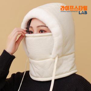 라이프랩 패딩 방한 후드 혹한기 바라클라바 넥워머