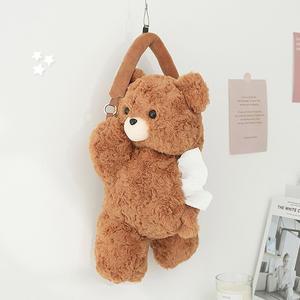 곰돌이 차량용 티슈케이스