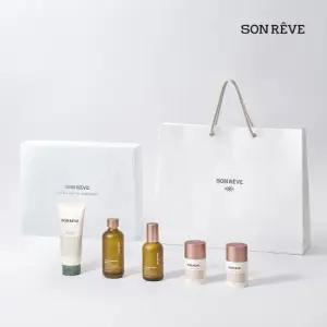 페이스 스킨케어 5종 선물세트  클렌징젤+트리바이오+에멀전+슬리핑2개)