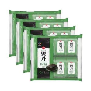 [CJ]명가 파래김 (4gx16ea) x4개