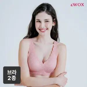 앤왁스 꿈의브라 톤업 레이스 런닝형 2종 여성 심리스 브라