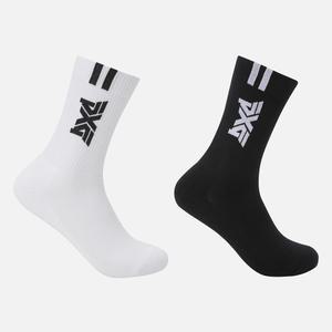 PXG 골프 장목 양말 블랙 화이트