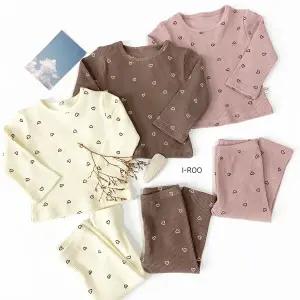 [보리보리/모데쯔]아동 키즈 하트골지 실내복 상하복  봄 가을 등원