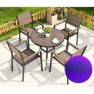 야외 테라스 테이블 카페 접이식 철제 피크닉 옥상 4인 탁자세트