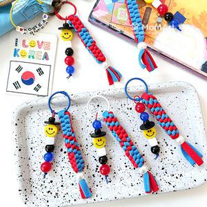 맘아트 운동화끈 한국 선비 키링 만들기 키트 전통 스쿠비두 매듭 공예