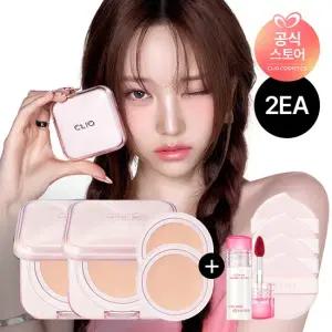 [2EA] 킬커버메쉬글로우에센셜쿠션 기획세트 [증정] 크리스탈글램틴트 미니(