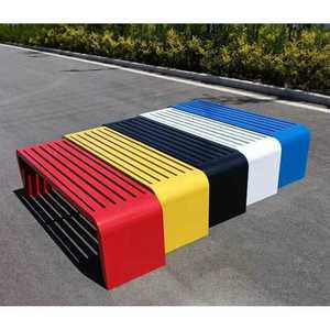 공원 야외 벤치 철제 의자 정류장 웨이팅 스테인레스 주물