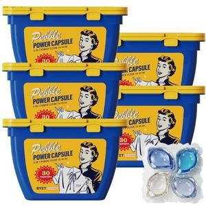 바이에트 페블 살균 캡슐세제 30개입 5박스 비누향 세탁세제