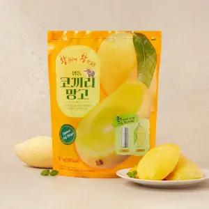 베트남산 냉동 엘리펀트 하프컷 망고 1kg 봉