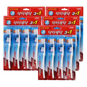 CJ라이온 닥터세닥 슈퍼슬림 칫솔 4입 극세모 5개