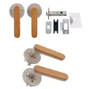 핀잠금형 우드포인트 방문손잡이 WFHVQTF