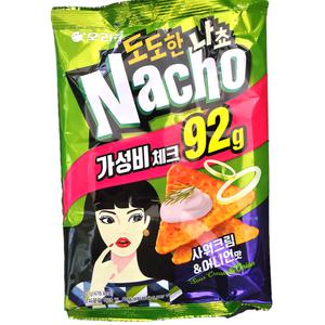 오리온 도도한 나쵸 샤워크림&어니언맛 92g 20개