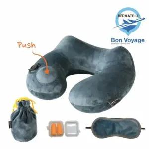베드메이트유 에어펌프 여행용 목베개 (트래블 목쿠션)