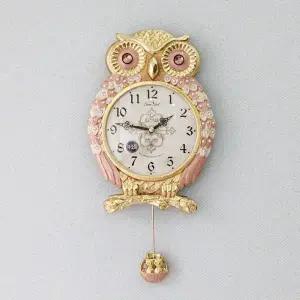 퍼블릭아트 스마트 부엉이 추 벽시계 WF36B8B