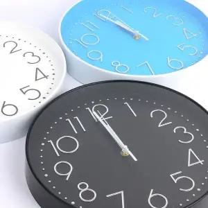 무소음 디자인 원형 벽시계 WC3B9C4