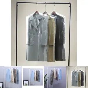 (55x90cm 100장) 행거봉투/투명/비닐/의류/커버/옷보관/옷덮개/세탁/옷걸이/덮개/옷비닐/행거/옷커버/보호