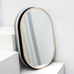 국산 인테리어 라미스 타원 트랙 벽거울 화장대 세면대 거실현관 사무실 호텔 학교교실 미드센츄리 거울