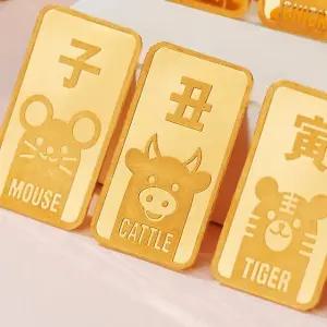 순금 12지신 소 골드바 3.75g [1돈]