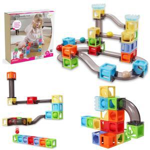 창의력발달 마그네틱 자석 구슬 롤코 롤링 블럭 108p 보관함포함 남아선물