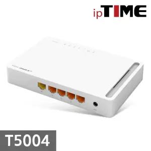 ipTIME T5004 4포트 기가비트 유선공유기 /기가/비트/유선/공유기/VPN/와이파이/공유기/P타임/4포트/화이트