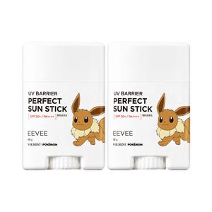 온더바디 벨먼 포켓몬 UV 선스틱19 이브이 2개 데일리케어