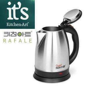 키친아트1800 라팔 퀵 전기주전자 1.8L/스텐/주전자/유리/전기/포트/차주전자/무선/키친/아트/커피/미니