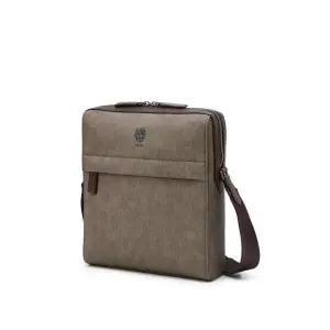 [롯데백화점]닥스 액세서리 [쇼핑백동봉] 베이지 투톤 캔버스 크로스백 DBBA5F082