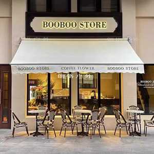 자동 캐노피 카페 야외 고정 차양막 그늘막 전동어닝 옥상 천막 1.5m