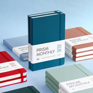인디고 2026 프리즘 A5 먼슬리 다이어리 (날짜형 25절 월간)업무용 회사원 스케줄러