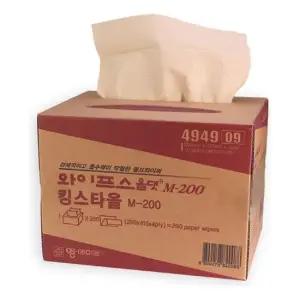킹스타올 중형-200 494909) 와이퍼 흡착포 와이퍼 흡착포 산업용와이퍼 종이타올 보루
