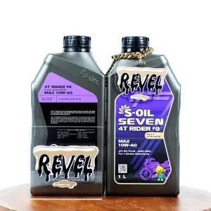 SOIL에스오일 SEVEN 세븐 4T RIDER 라이더 MA2 10W40 1L