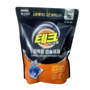 테크 익스트림 컴팩트 캡슐세제 100개입 1개