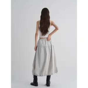 [에잇세컨즈] 벌룬 롱 스커트  라이트 그레이 (355727LY52)