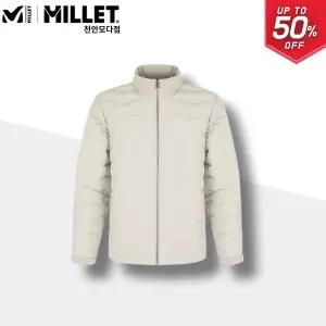 MILLET 역시즌 남성 경량 구스 패딩 슬림 다운 거위털 베이지_CA