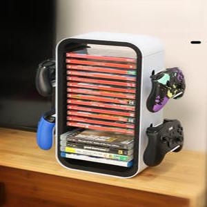 게임CD 정리선반 다용도 보관 진열대 음반 꽂이 플스씨디 수납
