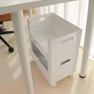 다용도 트레이 수납장 책가방정리대 사무실 공간활용 이동식 정리함 가구