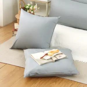 국산 순면무지 트윌40수 사각방석 인테리어 쿠션 (솜+커버)세트 50x50 8colors