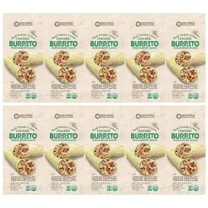 남향푸드 또띠아 냉동 브리또 바질토마토크림치킨 125g x 10개 / 부리또